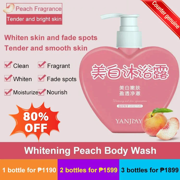 whole body whitening body wash