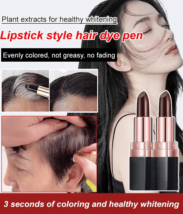 【 Color in 3 seconds 】 Cover white hair instant dye pen