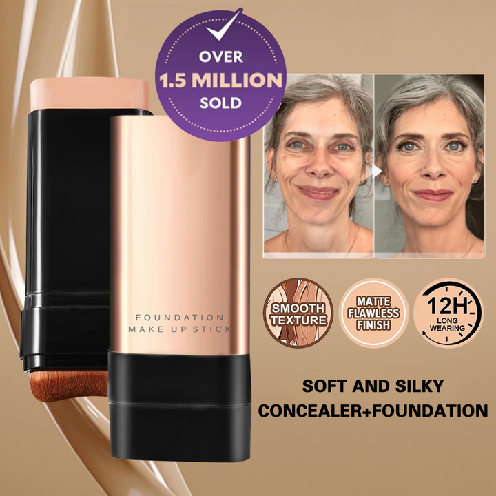 6 in 1- Luxury Anti-Wrinkle Foudation Stick For Mature Skin