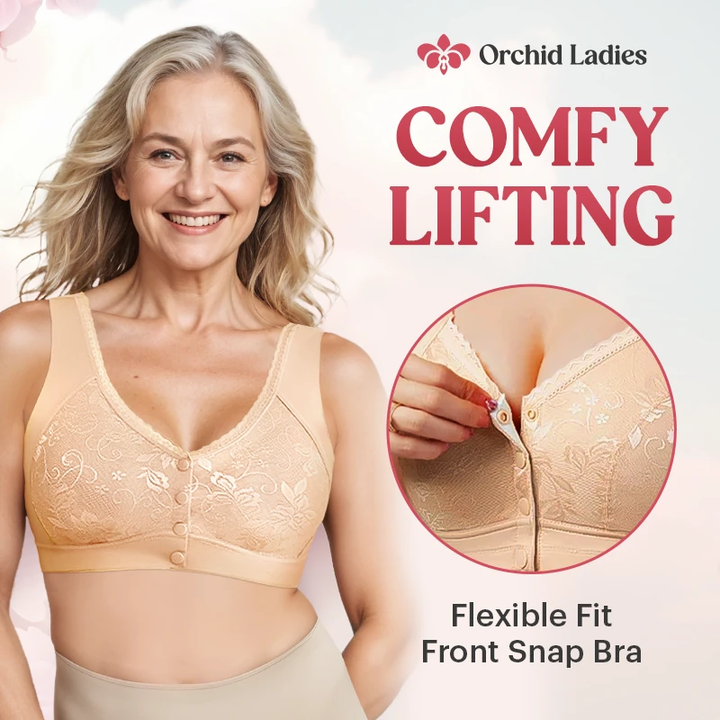 Flexible Fit Front Snap Bra
