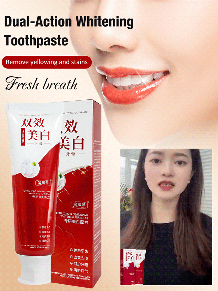 Dual-Action Whitening Toothpaste