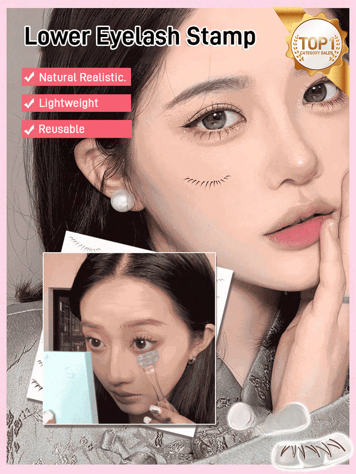 Internet popular lower eyelash stamp artifact