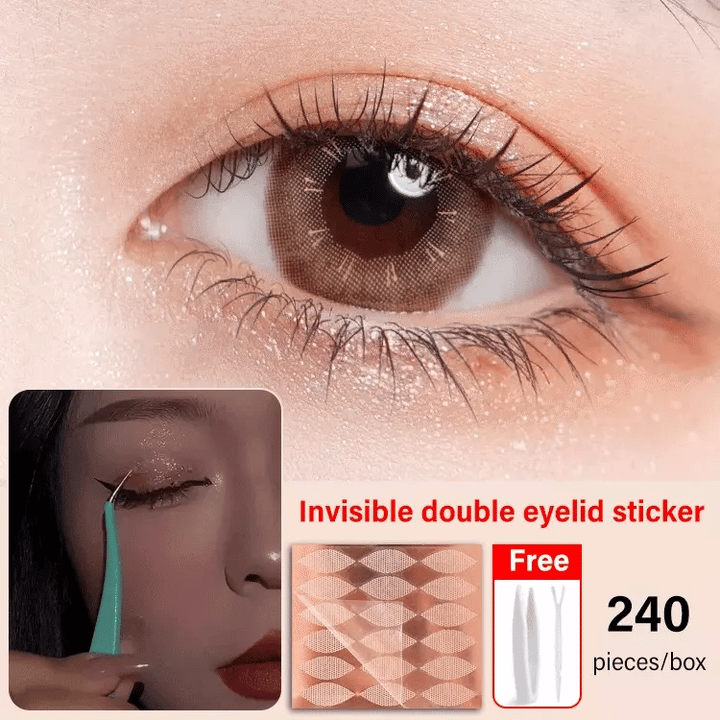 Lace invisible double eyelid stickers