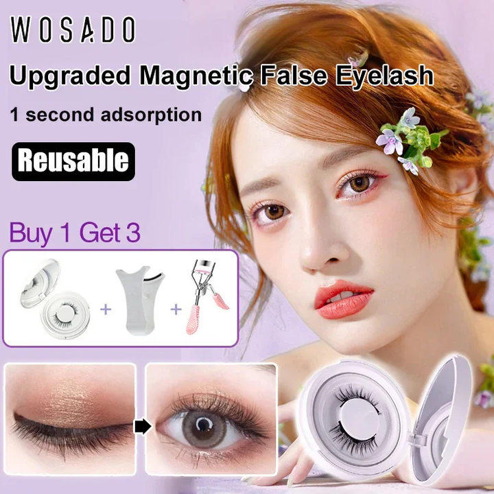 natural soft magnetic false eyelashes