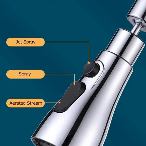(🎁2024-Christmas Hot Sale🎁)🔥New Year Promotion-360° Rotatable -3 Function Kitchen Faucet Spray Head
