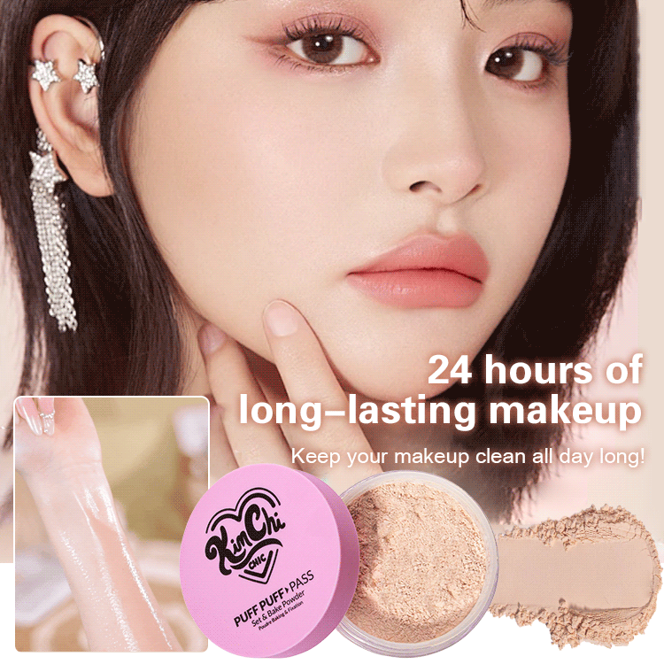 Popular Oil-Control Setting Powder for a Girlish Look