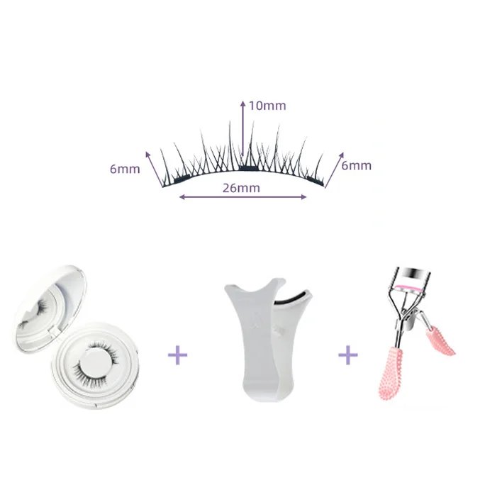 natural soft magnetic false eyelashes