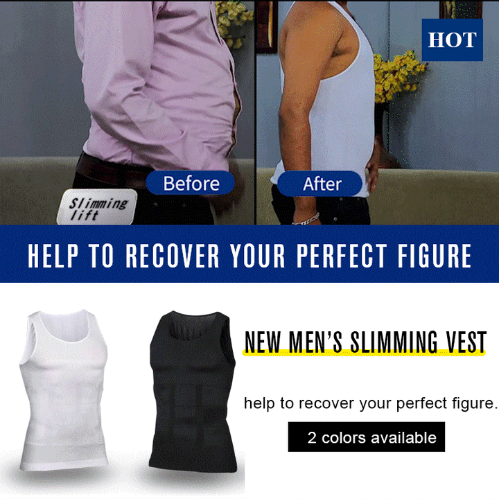 Stylish Mens tummy control body shaping clothing