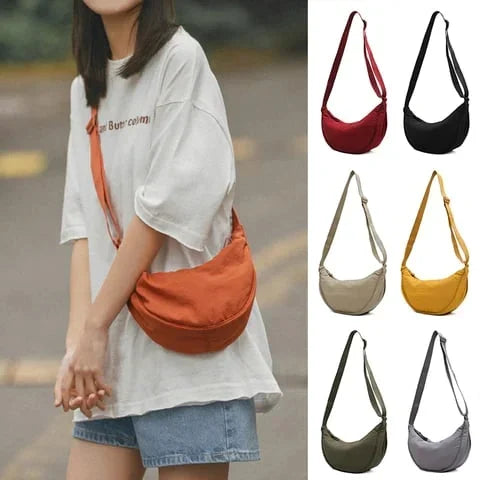 Simple Women Dumpling Cross body Bag