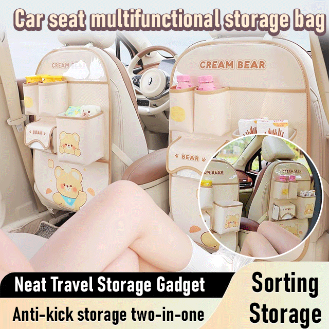 Multi functional Car Seat Storage Bag