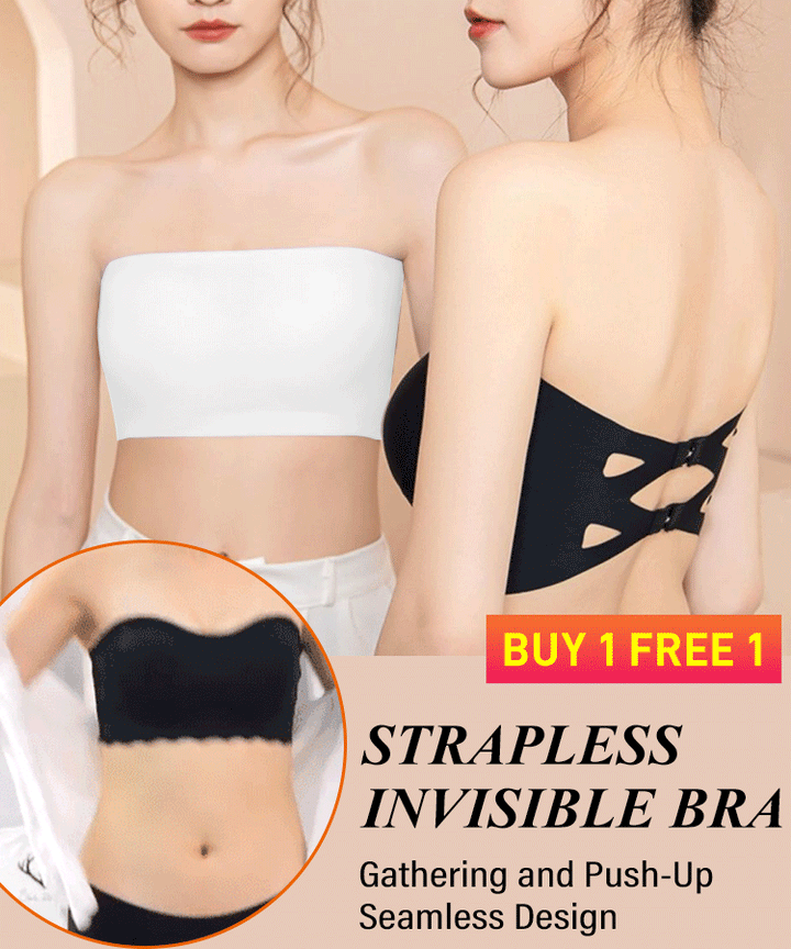 Strapless Ice Silk Seamless Anti Skid Bra