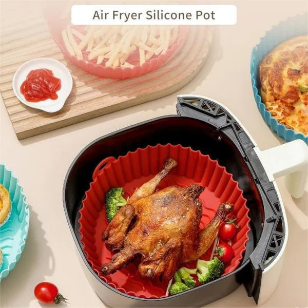 ⚡ 47% OFF - Air Fryer Silicone Baking Tray🍟