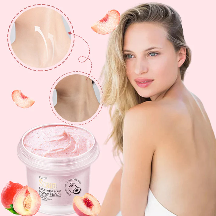 Peach Brightening Exfoliating Body Scrub