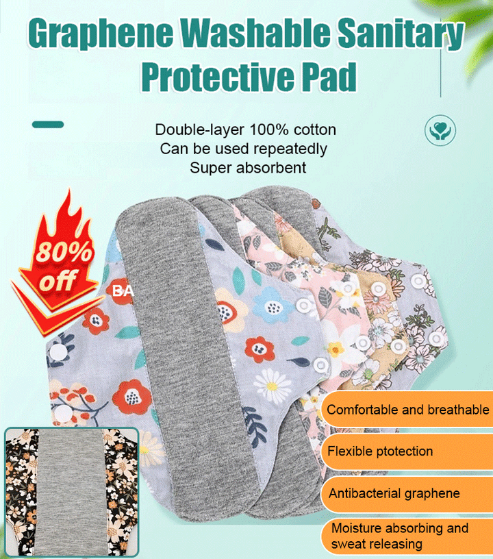 Graphene cotton washable antibacterial pads