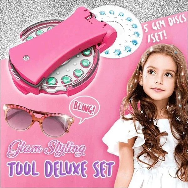 🔥Hot Sale‎🔥Gem Stapler - Glam Girl Styling Set
