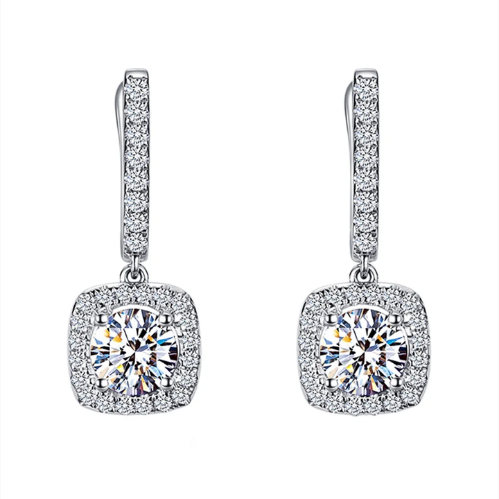 Moissanite Full Diamond Ball Earrings