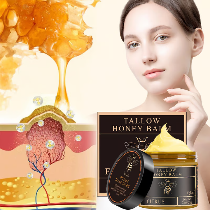Beef Tallow and Honey Balm for Skin
