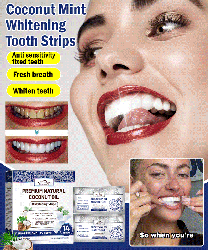 Coconut Mint Whitening Strips