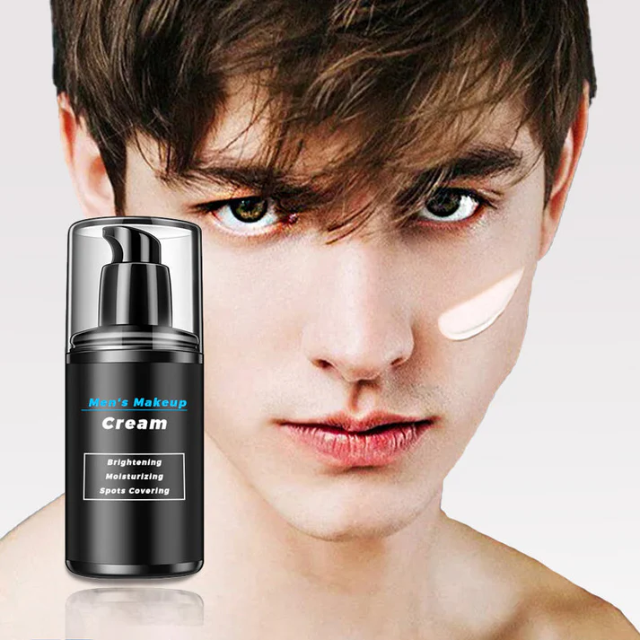 Mens Makeup Cream for Brightening Moisturizing Spots Covering