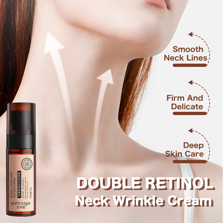 2024 New Year Promotion -Double Retinol Anti-wrinkle Neck Cream - Lighten Neck Lines, Firming Neck Skin, No Double Chin
