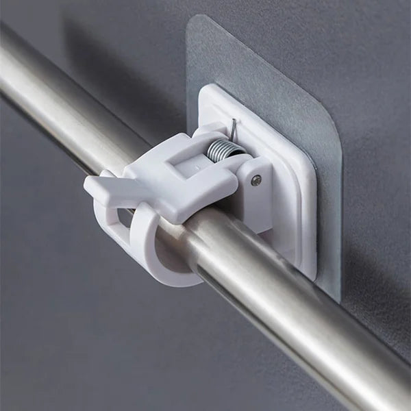 (🎅🎁2024-Christmas Hot Sale🎁-49% ) Nail-Free Adjustable Curtain Rod Holders(Set of 2)