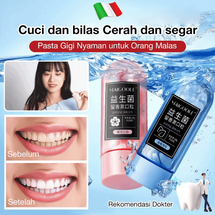 Portable Fragrant Solid Toothpaste Tablets