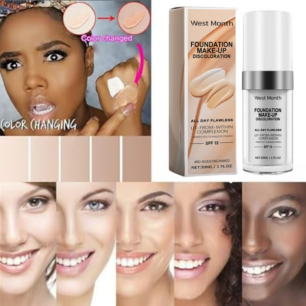 Colour Changing Mature Skin Foundation
