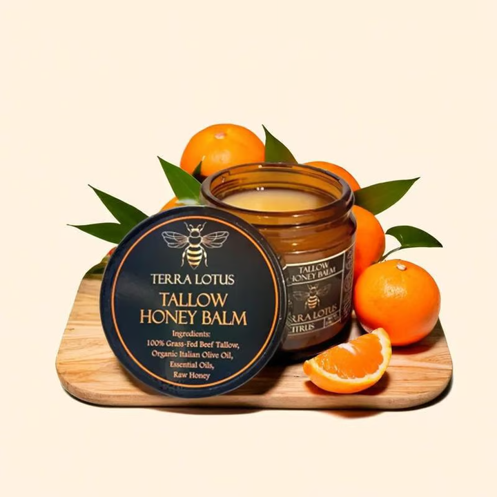 Beef Tallow and Honey Balm for Skin