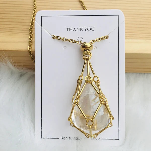 🎁2024 Crystal Stone Holder Necklace🎁