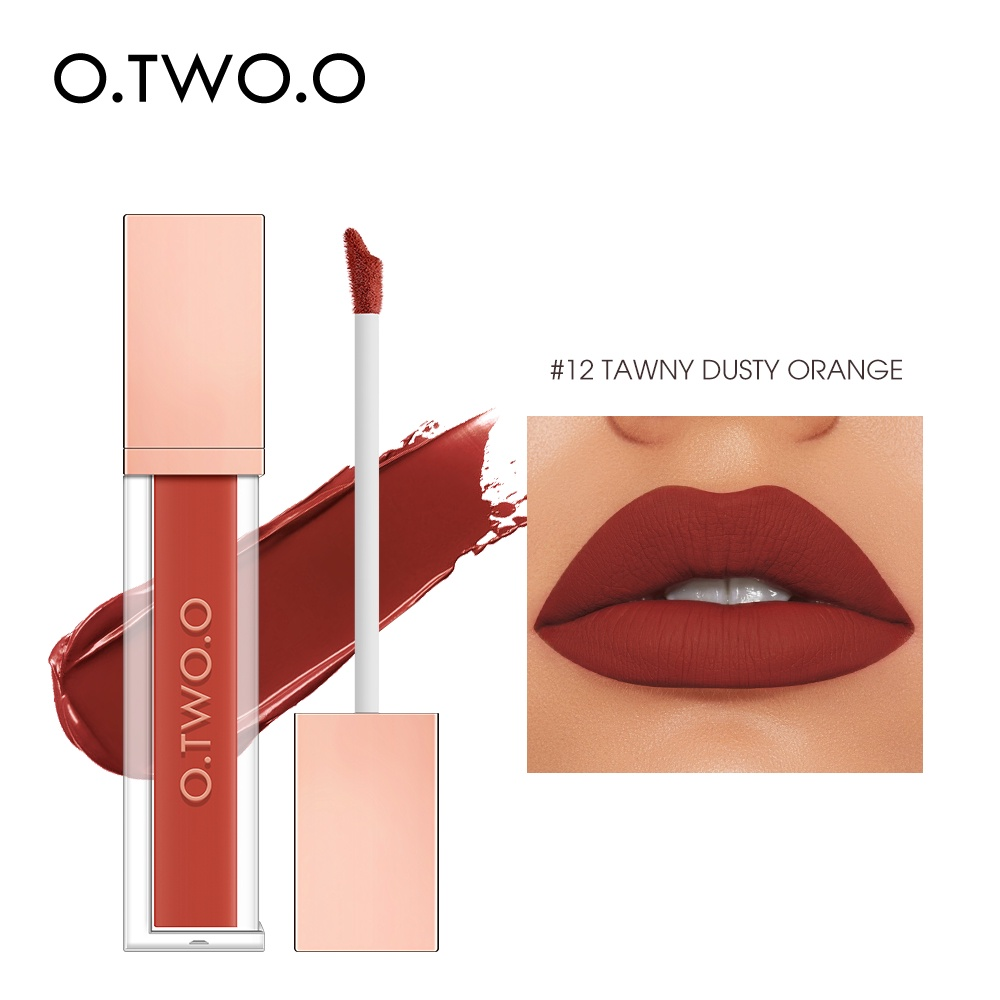 12 Colors Waterproof Lightweight Long-lasting Matte Lip Stain