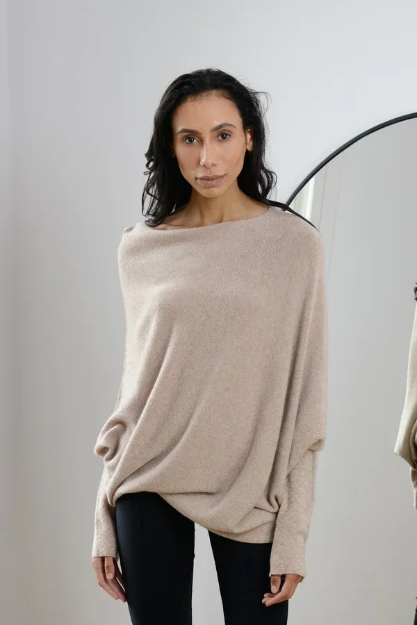 2024 NEW ASYMMETRIC DRAPED JUMPER