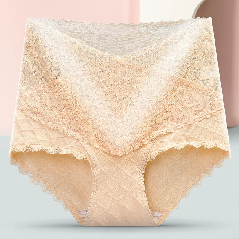 [ Pay 1 Get 3PCS ]🌸Hot style Lace+Cotton Anti-Side Leakage Panty