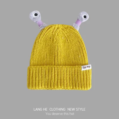 Cute Little Monster LED Knit Beanie