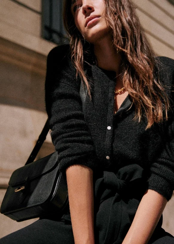 Button Super Soft Kint Cardigan