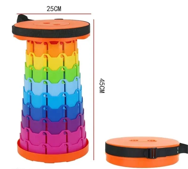 🌈Upgraded Retractable Folding Stool🔥