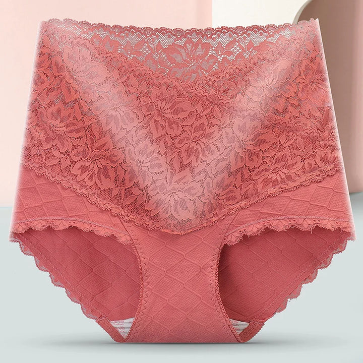 [ Pay 1 Get 3PCS ]🌸Hot style Lace+Cotton Anti-Side Leakage Panty
