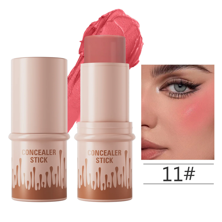 Multi-color natural fit shadow contour concealer stick