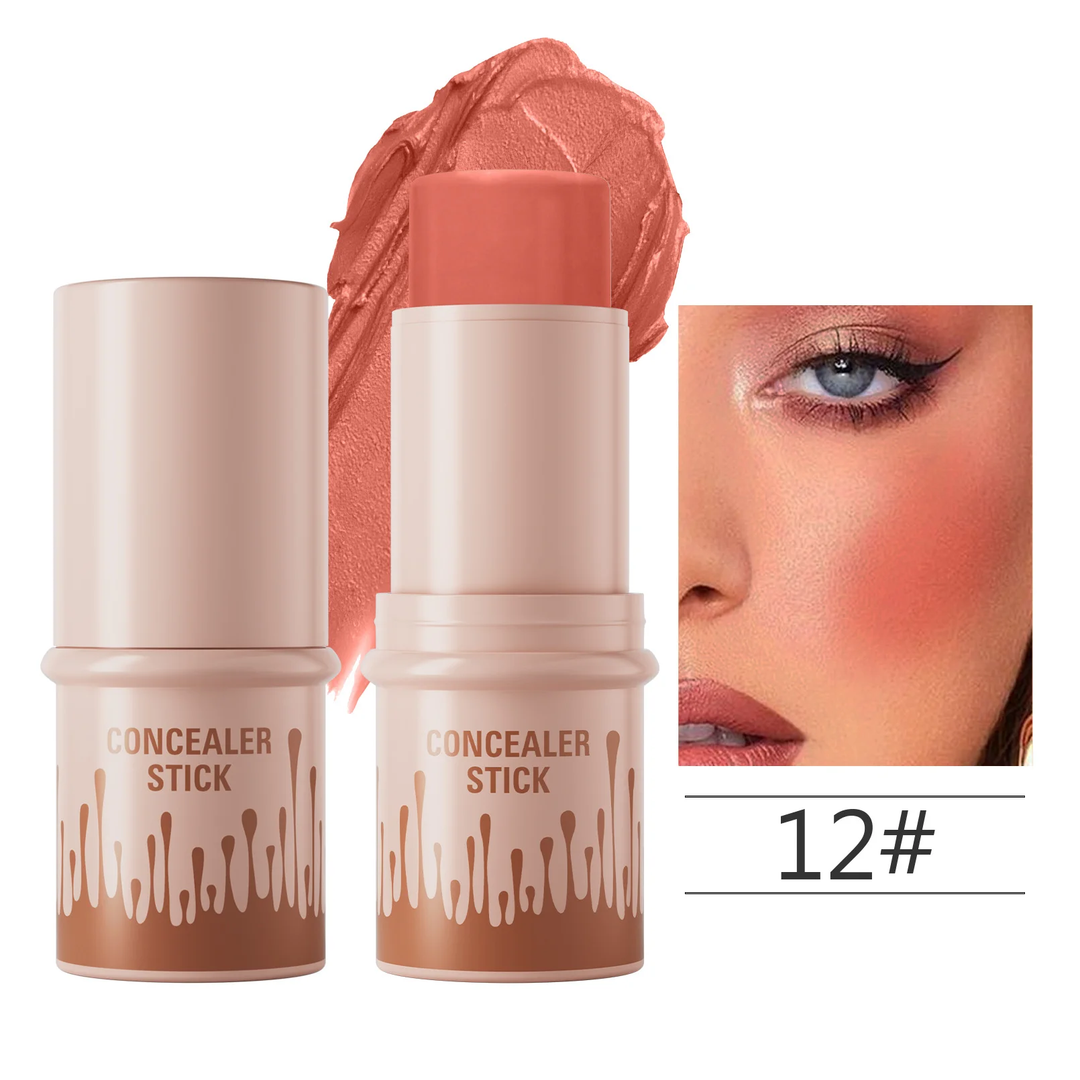 Multi-color natural fit shadow contour concealer stick