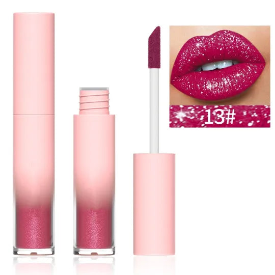 18 Color Diamond Lip Gloss Matte to Shimmer Liquid