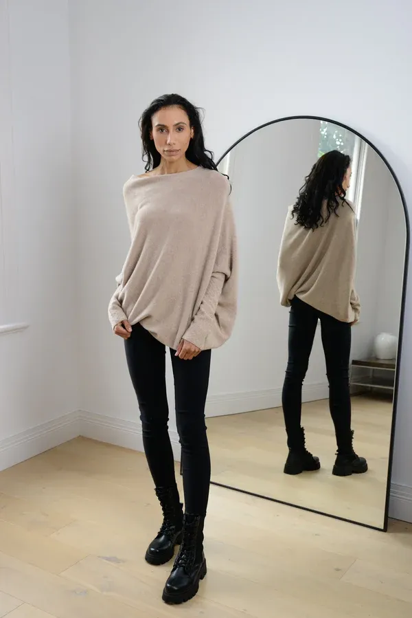 2024 NEW ASYMMETRIC DRAPED JUMPER