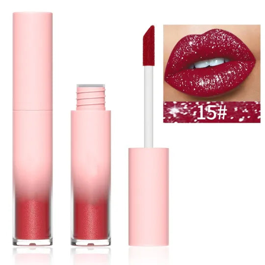 18 Color Diamond Lip Gloss Matte to Shimmer Liquid