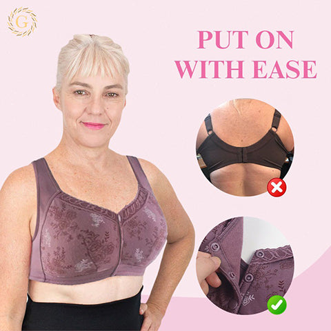 Cotton Front Closure Bra