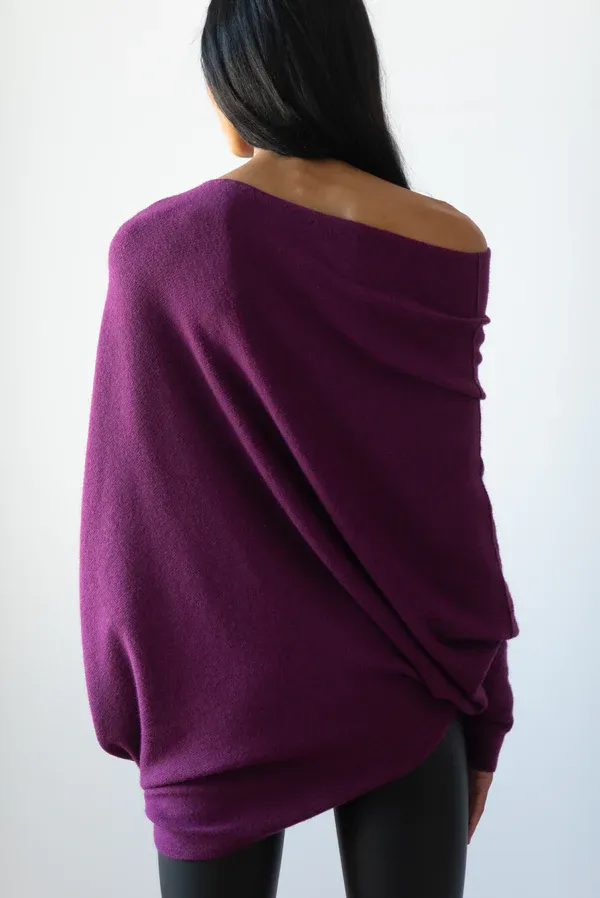 2024 NEW ASYMMETRIC DRAPED JUMPER