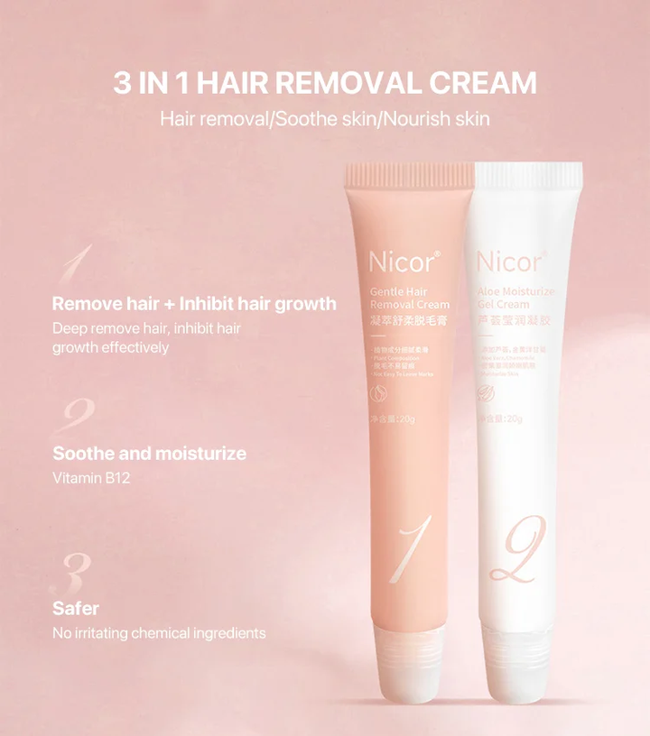2 piece Hair Removal Cream and Soothing Essence