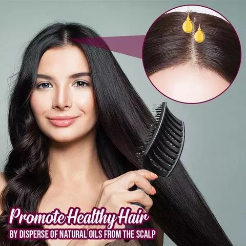 🔥BUY 1 GET 1 FREE LAST DAY🔥DETANGLER BRISTLE NYLON HAIRBRUSH