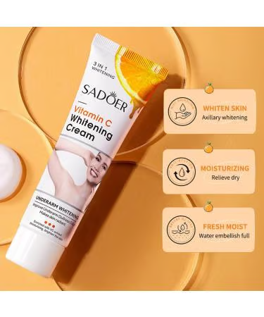 Vitamin C Underarm Whitening Cream For Women Body Brightening Emulsion