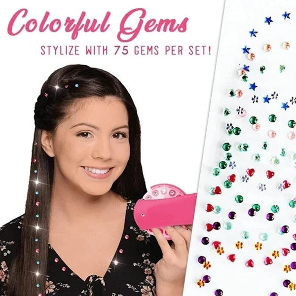 🔥Hot Sale‎🔥Gem Stapler - Glam Girl Styling Set