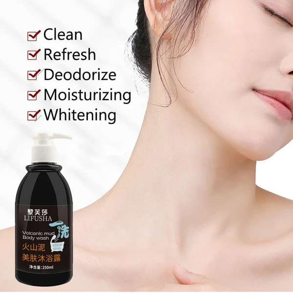 3 IN 1 EFFECTIVE Volcanic Mud Skin Whitening Body Lotion