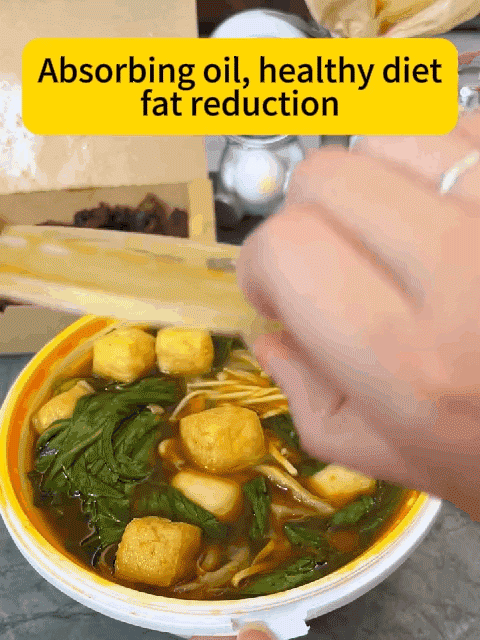Healthy Diet One-Time Use Soup Oil-Absorbing Paper