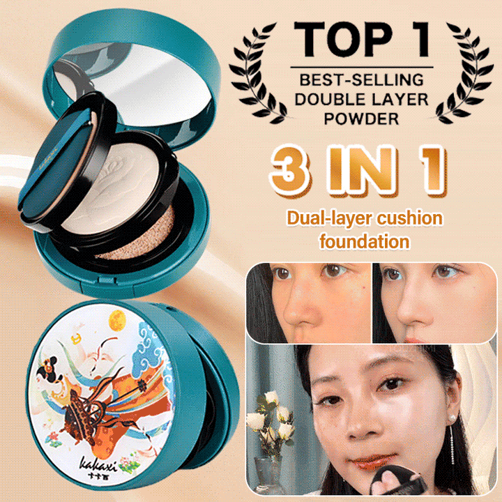 Red Ginseng Bird's Nest Skin Nourishing Dual-layer Cushion Foundation